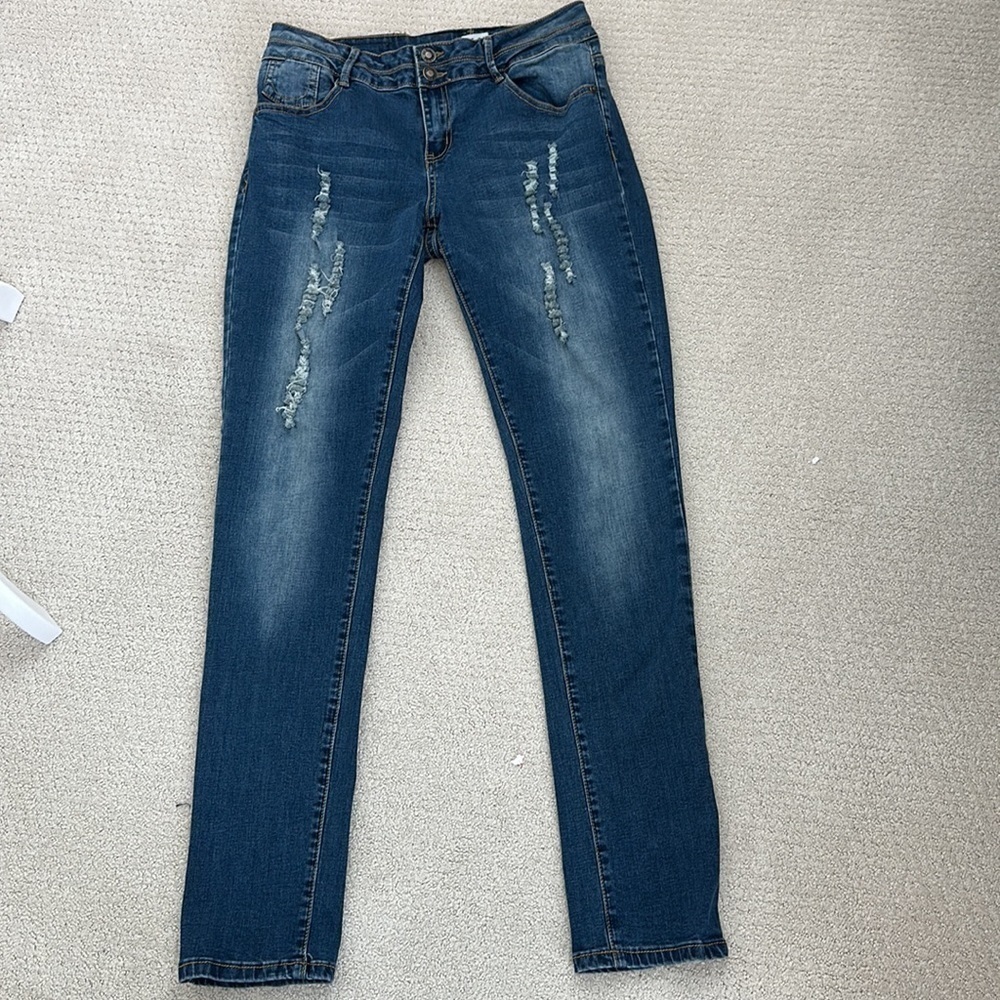 Ice Cube, Washed Out Ripped Jeans, Size:42E, US12,waist altered see measurements